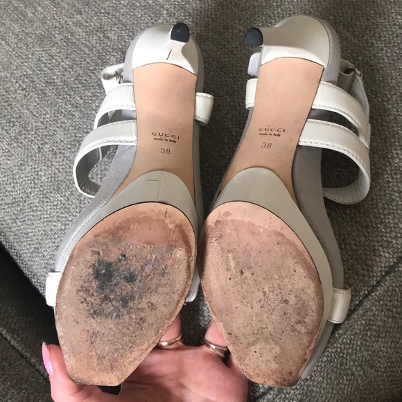 Gucci platform heels, Lifford Great White, size 8, comes with box - Picture 5 of 8